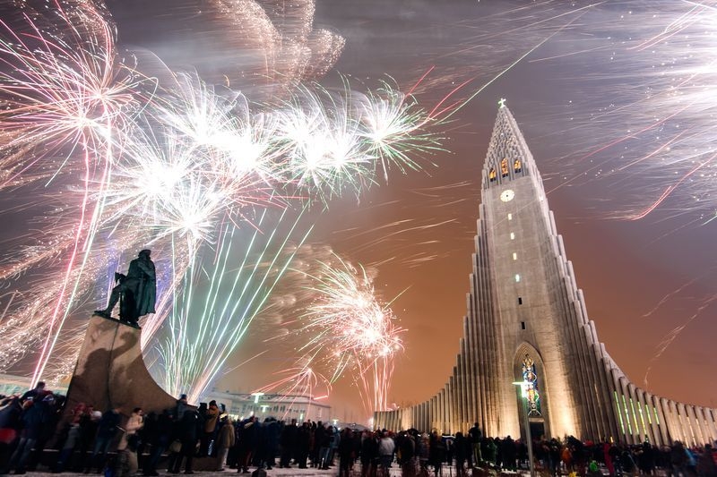 Reykjavik yeni yıl